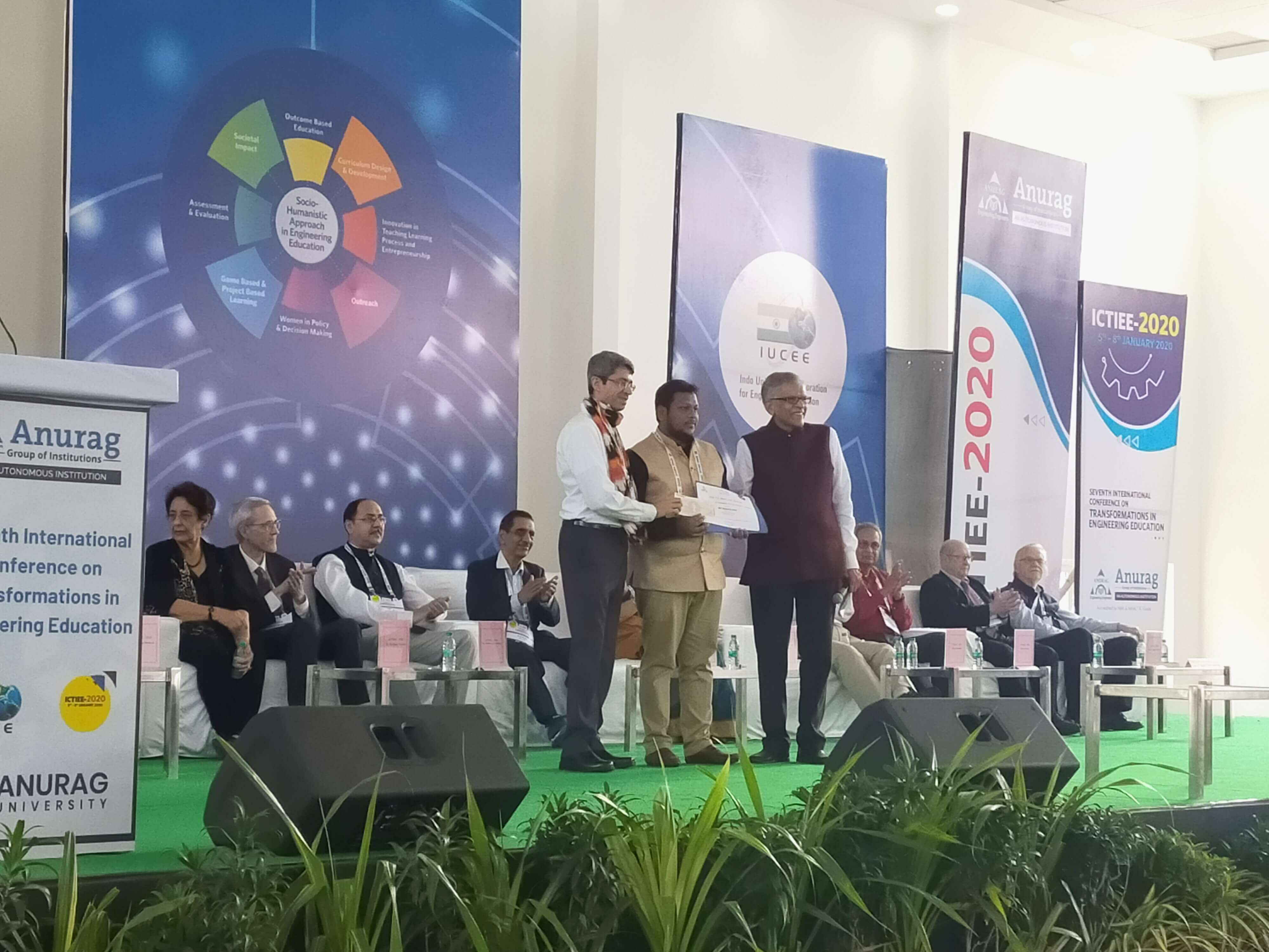 Center for Experiential Learning, SR University, Dr. A. Subba Rao received Appreciation
